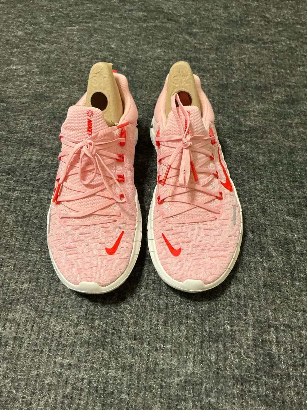 Nike Free Run 5.0 Sneaker Womens Size 6 Soft Pink Light Crimson